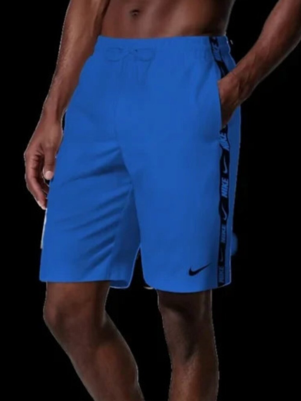 BRAND NEW WITH TAGS NIKE NESSF558-494 MEN'S BLUE 9" SWIM TRUNKS SHORTS SIZE XL